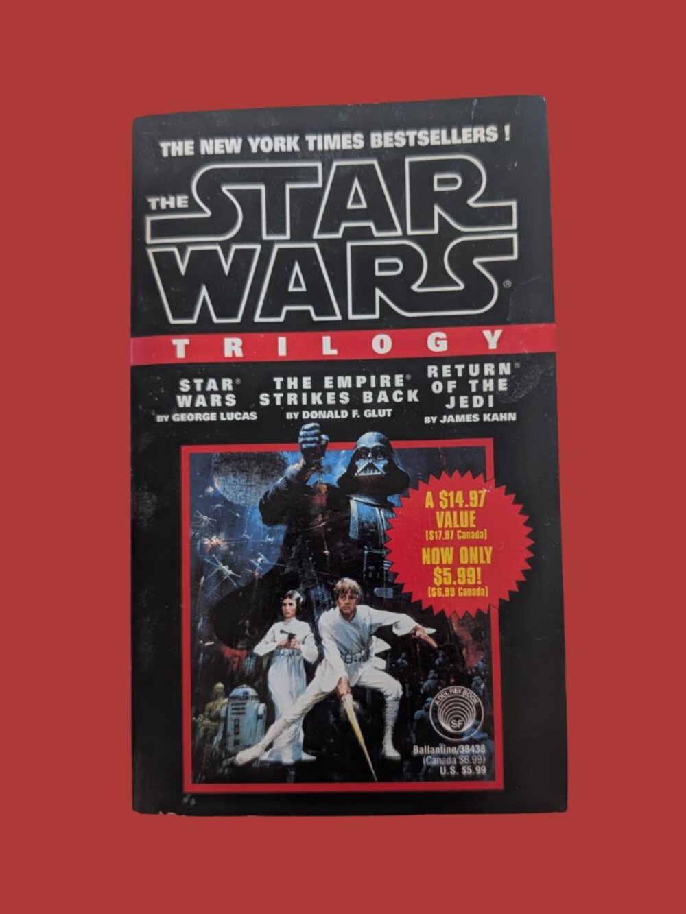 Star Wars Trilogy 1993 Paperback All 3 Original Movie Novels